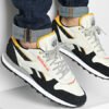 Baskets Reebok Classic Leather Beige Black Blue Suede Lace Up Lifestyle